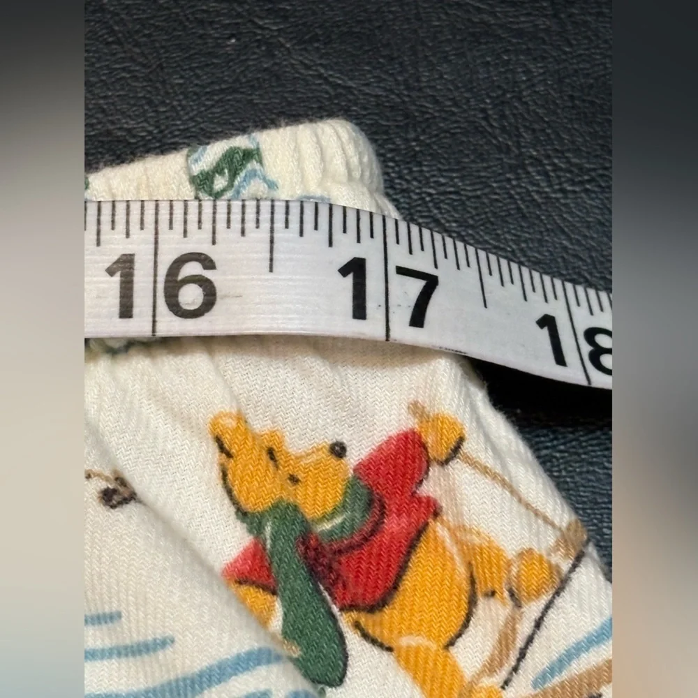 Winnie the Pooh size extra large pajama pants with a cute winter scene. - Picture 9 of 15